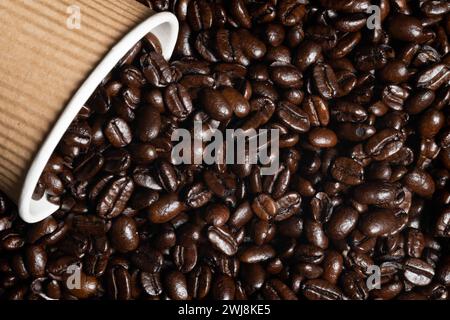 Verschütteter Exquisiter Kaffee Stockfoto