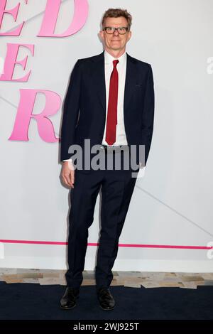 London, Großbritannien. Februar 2024. Graham Broadbent besucht die Wicked Little Letters European Premiere im Odeon Luxe am Leicester Square, London. (Foto: Cat Morley/SOPA Images/SIPA USA) Credit: SIPA USA/Alamy Live News Stockfoto