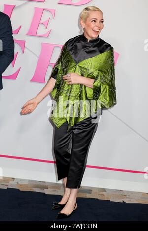 London, Großbritannien. Februar 2024. Olivia Colman nimmt an der Wicked Little Letters European Premiere im Odeon Luxe am Leicester Square in London Teil. Quelle: SOPA Images Limited/Alamy Live News Stockfoto