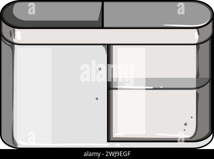 Kalender Schreibtisch Organizer Cartoon Vektor Illustration Stock Vektor