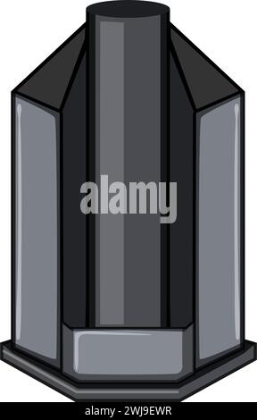 Plastikschreibtisch Organizer Cartoon Vektor Illustration Stock Vektor