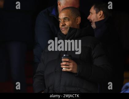 London, Großbritannien. Februar 2024. Mark Bright während des Premier League-Spiels im Selhurst Park, London. Der Bildnachweis sollte lauten: Paul Terry/Sportimage Credit: Sportimage Ltd/Alamy Live News Stockfoto