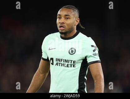 London, Großbritannien. Februar 2024. Christopher Nkunku aus Chelsea während des Premier League-Spiels im Selhurst Park, London. Der Bildnachweis sollte lauten: Paul Terry/Sportimage Credit: Sportimage Ltd/Alamy Live News Stockfoto