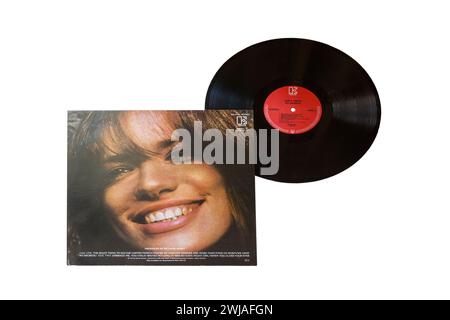 Carly Simon No Secrets Vinyl-Album-Cover isoliert auf weißem Hintergrund - 1972 Stockfoto