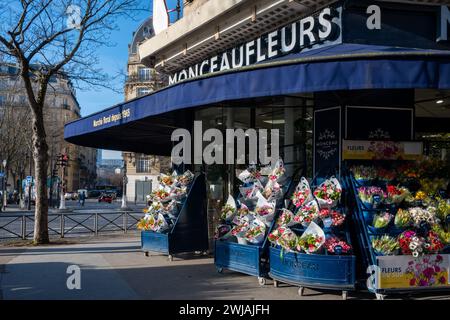 Monceau Fleur, Blumengeschäft in Paris, Frankreich. Stockfoto