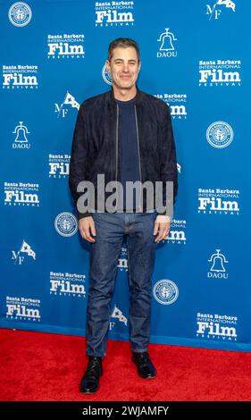 Santa Barbara, USA. Februar 2024. Roter Teppich, Autor Josh Singer (MAESTRO). Das 39. Santa Barbara International Film Festival „Writers Panel“ im Arlington Theatre in Santa Barbara, KALIFORNIEN am 13. Februar 2024. (Foto: Rod Rolle/SIPA USA) Credit: SIPA USA/Alamy Live News Stockfoto