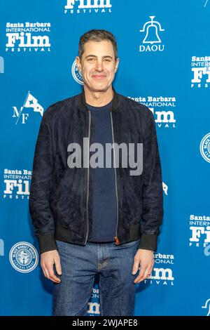 Santa Barbara, USA. Februar 2024. Roter Teppich, Autor Josh Singer (MAESTRO). Das 39. Santa Barbara International Film Festival „Writers Panel“ im Arlington Theatre in Santa Barbara, KALIFORNIEN am 13. Februar 2024. (Foto: Rod Rolle/SIPA USA) Credit: SIPA USA/Alamy Live News Stockfoto