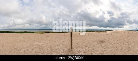 Große Wanderdüne in Leba, Pommern, Ostsee, Polen Stockfoto