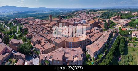 Città della Pieve (Italien, Umbrien, Provinz Perugia), Blick auf das historische Zentrum Stockfoto
