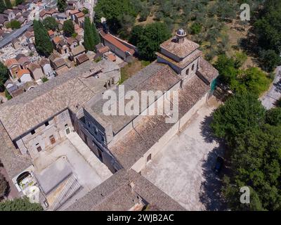 Spoleto (Italien, Umbrien, Provinz Perugia), Kirche San Salvatore Stockfoto