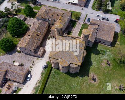 Corridonia (Italien, Marken, Provinz Macerata), Abtei von San Claudio al Chienti Stockfoto