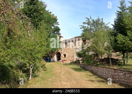 St. Johannes des Täufers Kloster, Manastiri i Shën Prodhromit, Voskopoja in Albanien Stockfoto