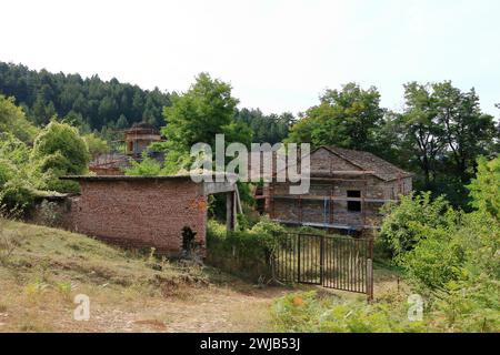 St. Johannes des Täufers Kloster, Manastiri i Shën Prodhromit, Voskopoja in Albanien Stockfoto