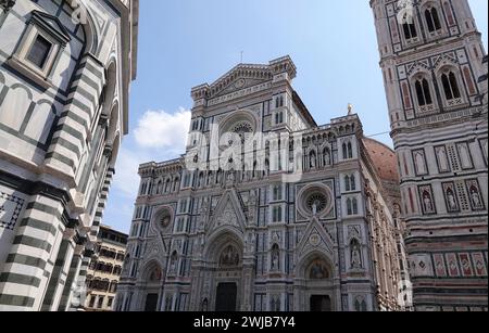 Kathedrale von Florenz, Duomo di Firenze, formell die Kathedrale der Heiligen Maria von der Blume, Cattedrale di Santa Maria del Fiore Stockfoto