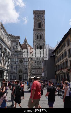 Kathedrale von Florenz, Duomo di Firenze, formell die Kathedrale der Heiligen Maria von der Blume, Cattedrale di Santa Maria del Fiore Stockfoto