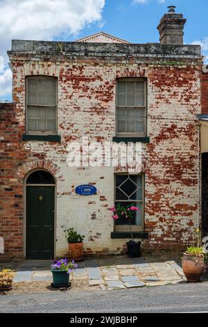 Manchester House - ein viktorianisches Landhaus aus dem Jahr 1860 in der ehemaligen Goldgräberstadt Chewton in der Nähe von Castlemaine, Victoria, Australien Stockfoto