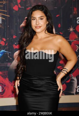 Hollywood, Kalifornien, USA. Februar 2024. Dellara nimmt am 13. Februar 2024 an der Premiere der Amazon MGM Studios „This Is Me: A Love Story“ im Dolby Theatre in Hollywood Teil. Quelle: Jeffrey Mayer/Media Punch/Alamy Live News Stockfoto