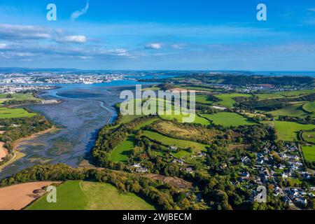 St. John's Lake, Cornwall, England, Großbritannien, Europa Stockfoto