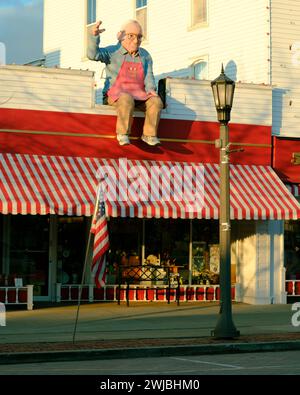 Vidlers 5 & 10 Vintage Storefront in East Aurora, New York Stockfoto