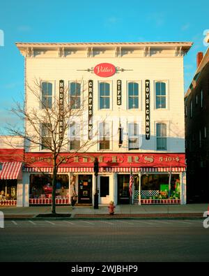 Vidlers 5 & 10 Vintage Storefront in East Aurora, New York Stockfoto