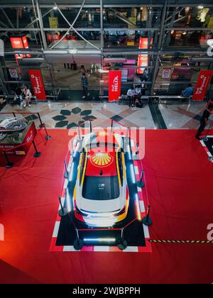 Shell Motorsport Remote Car Collection Roadshow mit echter Autoausstellung. Stockfoto