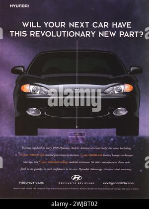 Vintage-Magazin „Time“, Ausgabe des Werbespots vom 30. September 1999, USA Stockfoto