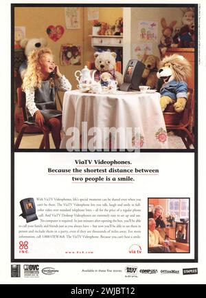 Vintage-Magazin „Time“, Ausgabe des Werbespots vom 30. September 1999, USA Stockfoto