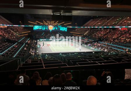 Rotterdam, Italien. Februar 2024. Rotterdam - Tennis Rotterdam, ABN AMRO Open, Ahoy Arena, 14. Februar 2024. Foto Felice Calabro' Editorial Usage Only Credit: Independent Photo Agency/Alamy Live News Stockfoto