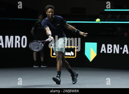 Rotterdam, Italien. Februar 2024. Rotterdam - Tennis Rotterdam, ABN AMRO Open, Gael Monfils aus Frankreich, 14. Februar 2024. Foto Felice Calabro' Editorial Usage Only Credit: Independent Photo Agency/Alamy Live News Stockfoto