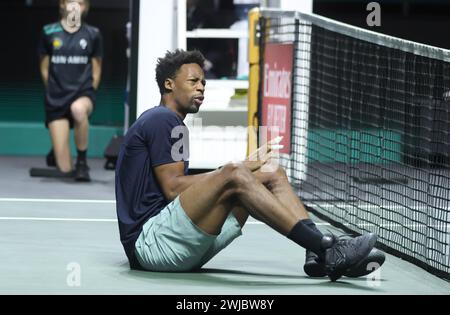 Rotterdam, Italien. Februar 2024. Rotterdam - Tennis Rotterdam, ABN AMRO Open, Gael Monfils aus Frankreich, 14. Februar 2024. Foto Felice Calabro' Editorial Usage Only Credit: Independent Photo Agency/Alamy Live News Stockfoto