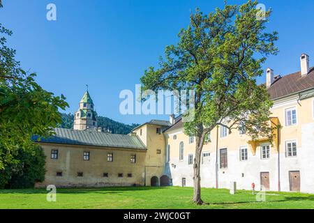 Schloss Hasegg, Hofratsgarten Halle in Tirol Region Hall-Wattens Tirol, Tirol Österreich Stockfoto