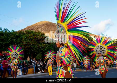 Carnavales de Gáldar en Gran Canaria Stockfoto