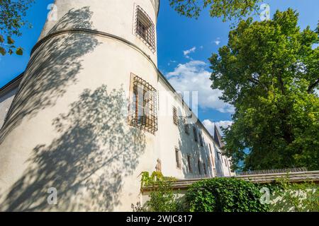 Schloss Tratzberg Schloss Stans Silberregion Karwendel Tirol, Tirol Österreich Stockfoto