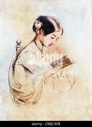 Florence Nightingale, 1820-1910, Pionierin der Krankenpflege und Reformerin der Krankenhaushygiene, Historisch, digital restaurierte Reproduktion von Stockfoto