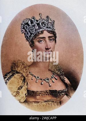 Josephine de Beauharnais, geborene Marie Josephe Rose de Tascher de la Pagerie geb. 23. Juni 1763 in Les Trois-Îlets auf Martinique gest. 29. Mai 1814 Stockfoto