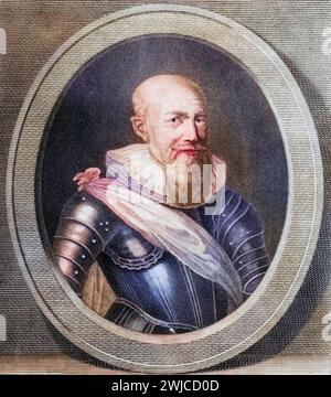 Maximilian von Bethune, Herzog von Sully, Baron, dann Marquis von Rosny geb. 13. Dezember 1559 in Rosny Stest. 22. Dezember 1641 in Villebon war ein HO Stockfoto