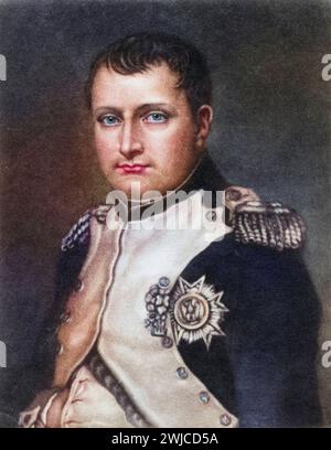 Napoleon Bonaparte, als Kaiser Napoleon I. geb. 15. August 1769 in Ajaccio gest. 5. Mai 1821 in Longwood House, Kriegsgeneral der Ersten Republik, erste Stockfoto