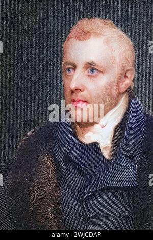 Dudley Ryder, 1. Earl of Harrowby geb. 22. Dezember 1762 26. Dezember 1847 war ein britischer Adliger und Politiker der Tory-Partei, Historisch, Stockfoto