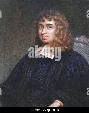 Isaac Barrow geb. Oktober 1630 in London Ggest. 4. Mai 1677 ebenda war ein englischer Geistlicher, Gelehrter und Mathematiker, Historisch, Digital Rest Stockfoto