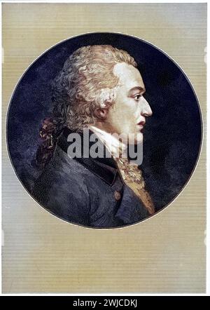 Benjamin Smith Barton geb. 10. Februar 1766 in Lancaster am meisten. 19. Dezember 1815 in New York war ein US-amerikanischer Botaniker, Arzt und Pharmazeut, Stockfoto