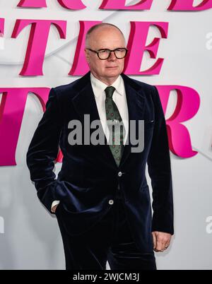 London, Großbritannien. Februar 2024. Jason Watkins nimmt an der europäischen Premiere von „Wicked Little Letters“ am Odeon Luxe Leicester Square in London Teil (Foto: Brett Cove/SOPA Images/SIPA USA) Credit: SIPA USA/Alamy Live News Stockfoto