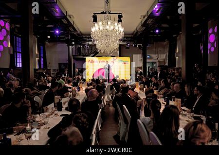 Potsdam, Deutschland. Februar 2024. Bundesfinanzminister Christian Lindner (FDP) spricht am politischen Aschermittwoch der FDP Brandenburg. Quelle: Fabian Sommer/dpa/Alamy Live News Stockfoto