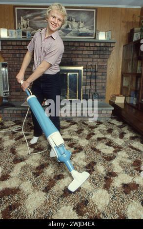 Schauspieler Dog McKeon, der vor allem für seine Rolle im Film „On Golden Pond“ bekannt ist. Fotografiert in seinem Haus 1982 im Alter von 16 Jahren. Stockfoto