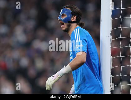 Kopenhagen, Dänemark. Februar 2024. Kamil Grabara vom FC Kopenhagen während des UEFA Champions League-Spiels in Telia Parken, Kopenhagen. Der Bildnachweis sollte lauten: Paul Terry/Sportimage Credit: Sportimage Ltd/Alamy Live News Stockfoto
