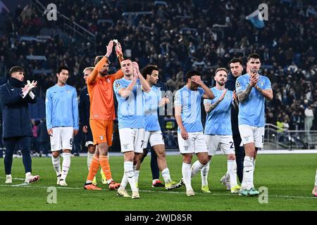 Rom, Italien. Februar 2023. **** Während des UEFA Champions League-Spiels zwischen SS Latium und FC Bayern München am 14. Februar 2024 im Stadio Olimpico Rom Italien. Quelle: Nicola Ianuale/Alamy Live News Stockfoto