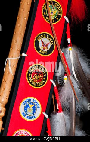 Sammeln von Oregons erste Nationen Powwow, Oregon State Fairgrounds, Salem, Oregon Stockfoto