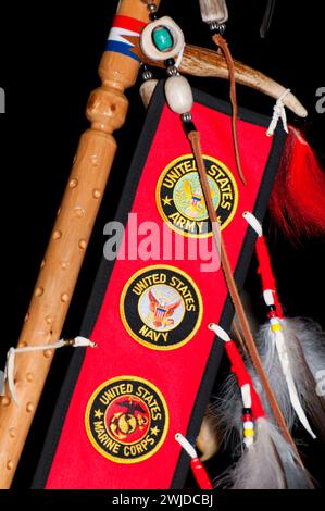 Sammeln von Oregons erste Nationen Powwow, Oregon State Fairgrounds, Salem, Oregon Stockfoto