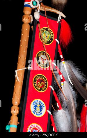 Sammeln von Oregons erste Nationen Powwow, Oregon State Fairgrounds, Salem, Oregon Stockfoto