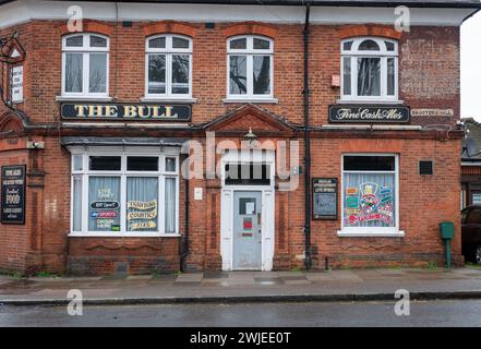 Der Bull Pub am Shooters Hill in Woolwich, London. Stockfoto