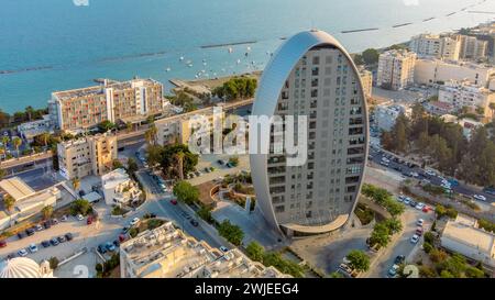 Eine Luftaufnahme des Oval in Limassol, Zypern Stockfoto